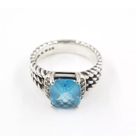 David Yurman Blue Topaz. - Picture 10 of 12